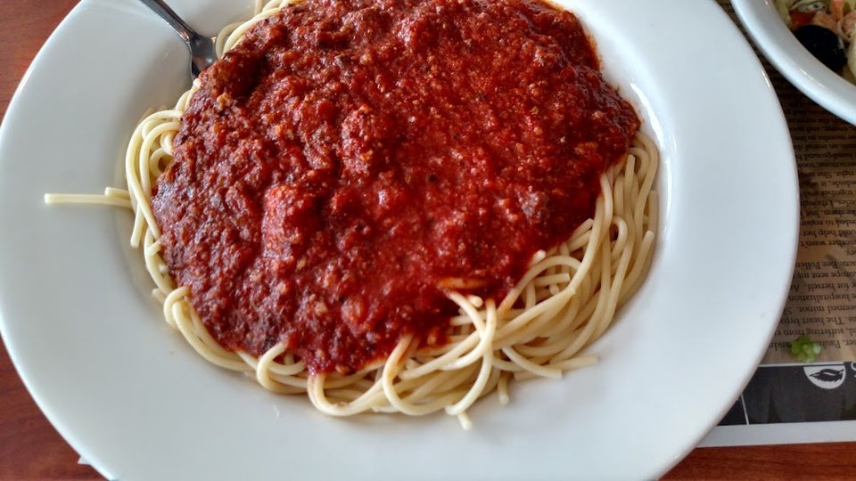 Spaghetti w Meat Sauce
